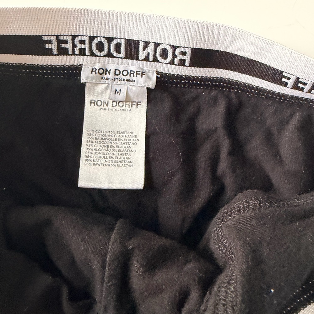 Men's 3-Pack Cotton Briefs — White, Black, Navy Ron Dorff - Picture 9 of 10